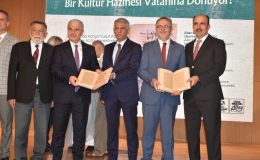 757 yıllık el yazması Konya’ya iade edildi